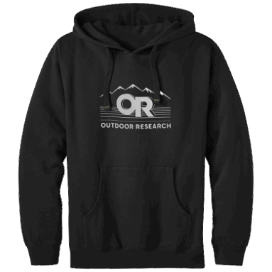 Outdoor Research Advocate Hoodie Schwarz/weiß