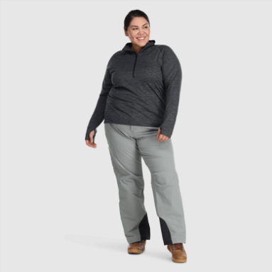 Outdoor Research Damen Cirque II Plus Size Hose Light Pewter
