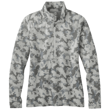 Outdoor Research Alpine Onset Merino Half Zip Snow Camo Für Damen