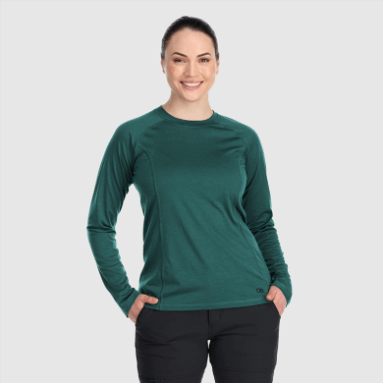 Outdoor Research Alpine Onset Merino Crew Schwarz Für Damen