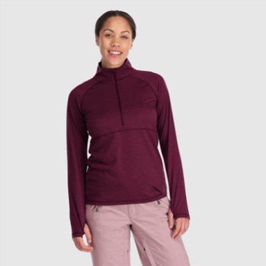 Outdoor Research Alpine Onset Merino 150 Halbreißverschluss Plus Kalamata Für Damen