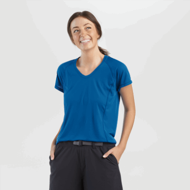 Outdoor Research Damen Echo T-Shirt Classic Blue