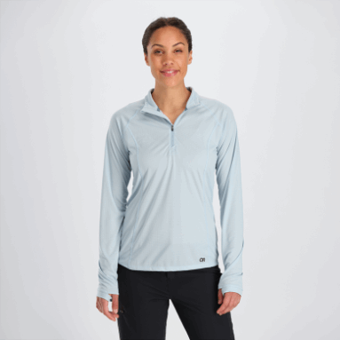 Outdoor Research Damen Echo Quarter Zip Arctic