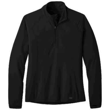 Outdoor Research Damen Echo Quarter Zip Schwarz