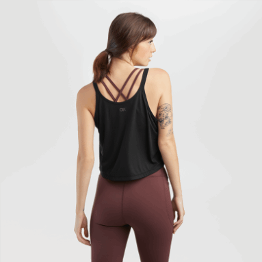 Outdoor Research Damen Echo Crop Tank Schwarz
