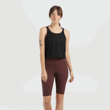 Outdoor Research Damen Echo Crop Tank Schwarz