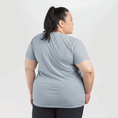 Outdoor Research Damen Echo Plus Size T-Shirt Arctic
