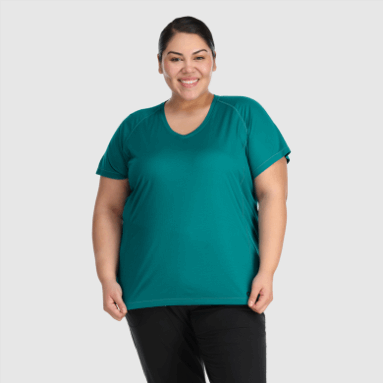 Outdoor Research Damen Echo Plus Size T-Shirt Deep Lake