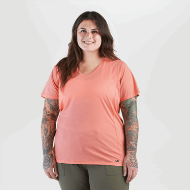 Outdoor Research Damen Echo Plus Size T-Shirt Guave