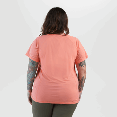 Outdoor Research Damen Echo Plus Size T-Shirt Guave