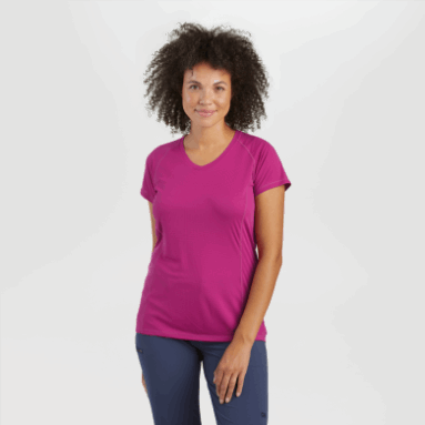 Outdoor Research Damen Echo Plus Size T-Shirt Fuchsie