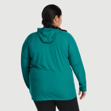 Outdoor Research Damen Echo Plus Size Hoodie Deep Lake