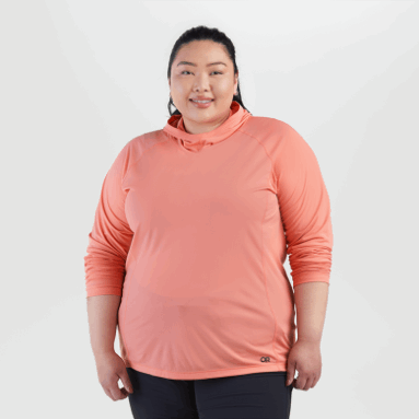 Outdoor Research Damen Echo Plus Size Hoodie Guave