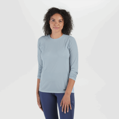 Outdoor Research Damen-Echo-Langarm-T-Shirt Arctic