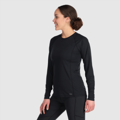 Outdoor Research Damen Echo Langarm T-Shirt Schwarz