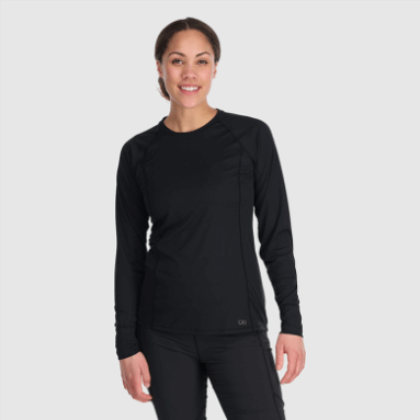 Outdoor Research Damen Echo Langarm T-Shirt Schwarz