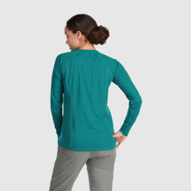 Outdoor Research Echo Langarmshirt Für Damen Deep Lake