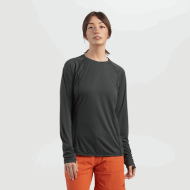 Outdoor Research Echo Langarm-T-Shirt Storm Für Damen