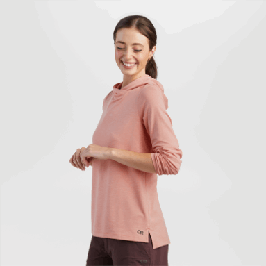 Outdoor Research Damen Activeice Spectrum Sun Hoodie Guave Heather