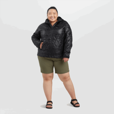 Outdoor Research Helium-isolierter Damen-Hoodie In Großen Größen Schwarz