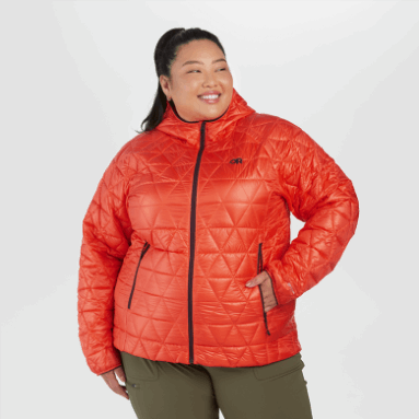 Outdoor Research Helium-isolierter Damen-Hoodie In Übergröße Sunset