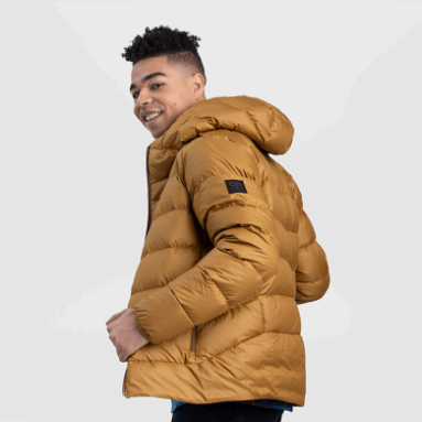 Outdoor Research Coldfront Daunen-Hoodie-Sattel Für Herren