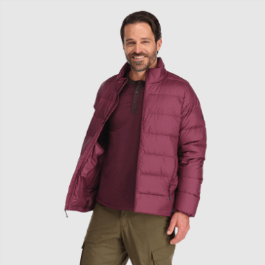 Outdoor Research Herren-Kaltfront-Daunenjacke Schwarz