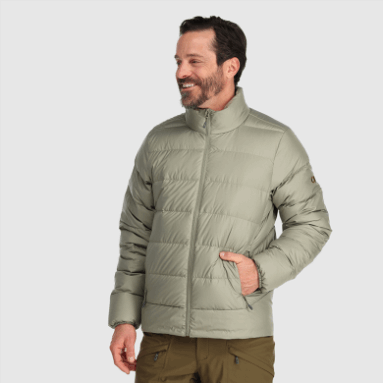 Outdoor Research Herren-Kaltfront-Daunenjacke Flint