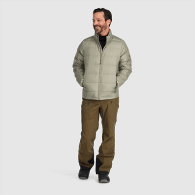 Outdoor Research Herren-Kaltfront-Daunenjacke Flint