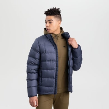 Outdoor Research Herren Coldfront Daunenjacke Marineblau
