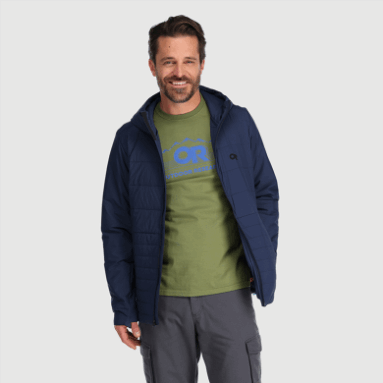 Outdoor Research Shadow Insulated Hoodie Für Herren Marineblau