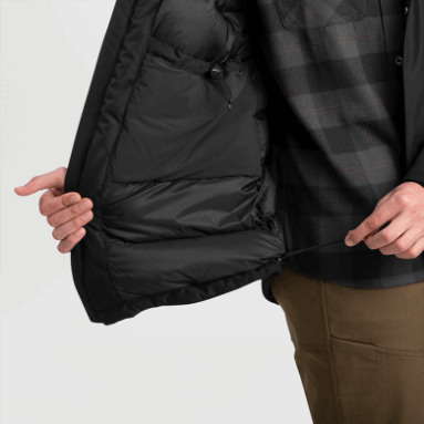 Outdoor Research Stormcraft Daunenparka Für Herren Schwarz