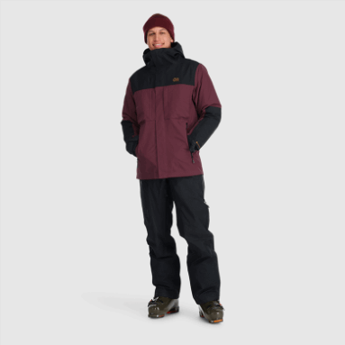 Outdoor Research Herren-sturmjacke Kulshan Kalamata/schwarz