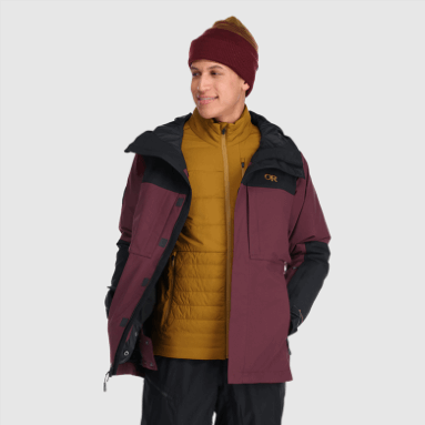 Outdoor Research Herren-sturmjacke Kulshan Kalamata/schwarz