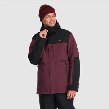 Outdoor Research Herren-sturmjacke Kulshan Kalamata/schwarz
