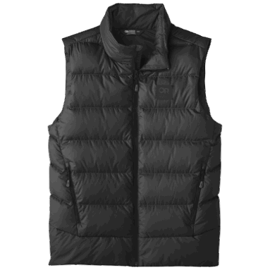 Outdoor Research Herren Coldfront Daunenweste Schwarz