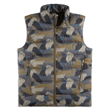 Outdoor Research Herren Coldfront Daunenweste Loden Camo