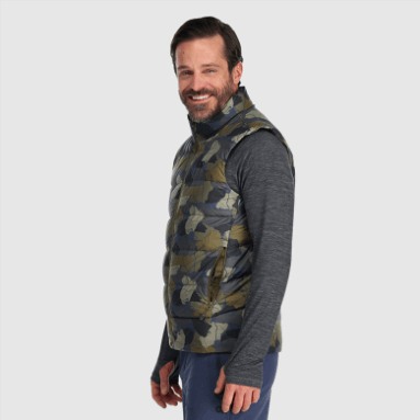 Outdoor Research Herren Coldfront Daunenweste Loden Camo
