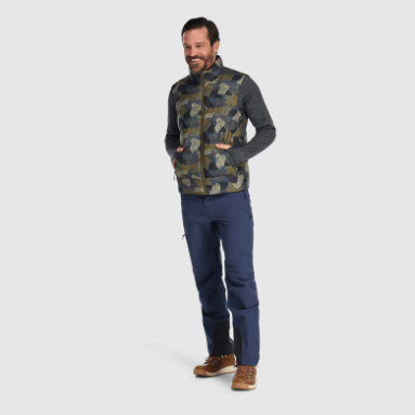 Outdoor Research Herren Coldfront Daunenweste Loden Camo