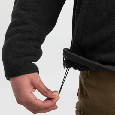 Outdoor Research Juneau Fleece-Hoodie Für Herren Schwarz