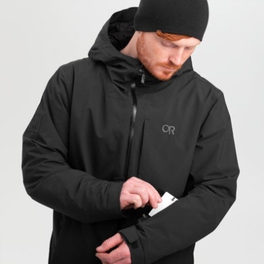 Outdoor Research Snowcrew Jacke Für Herren Schwarz