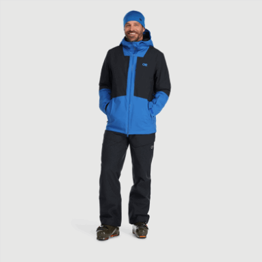 Outdoor Research Snowcrew Jacke Herren Classic Blau/schwarz