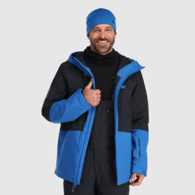 Outdoor Research Snowcrew Jacke Herren Classic Blau/schwarz