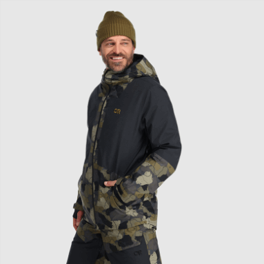 Outdoor Research Snowcrew Jacke Herren Loden Camo/schwarz