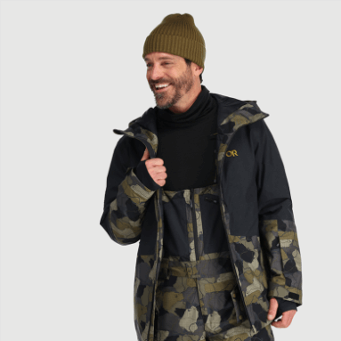 Outdoor Research Snowcrew Jacke Herren Loden Camo/schwarz
