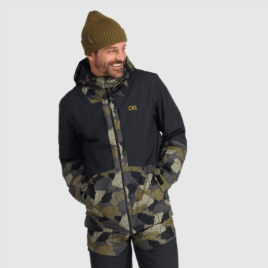Outdoor Research Snowcrew Jacke Herren Loden Camo/schwarz