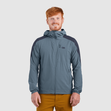 Outdoor Research Ferrosi Hoodie Herren Nimbus/Marineblau