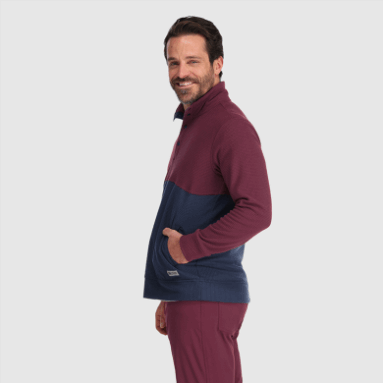 Outdoor Research Trail Mix Snap Pullover Ii Für Herren Kalamata/marineblau