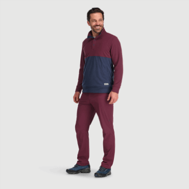 Outdoor Research Trail Mix Snap Pullover Ii Für Herren Kalamata/marineblau