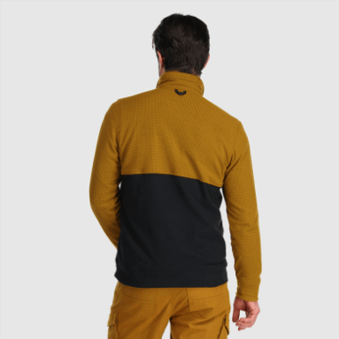 Outdoor Research Herren Trail Mix Snap Pullover II Tapenade/Schwarz